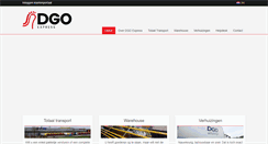 Desktop Screenshot of dgoexpress.nl