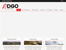 Tablet Screenshot of dgoexpress.nl